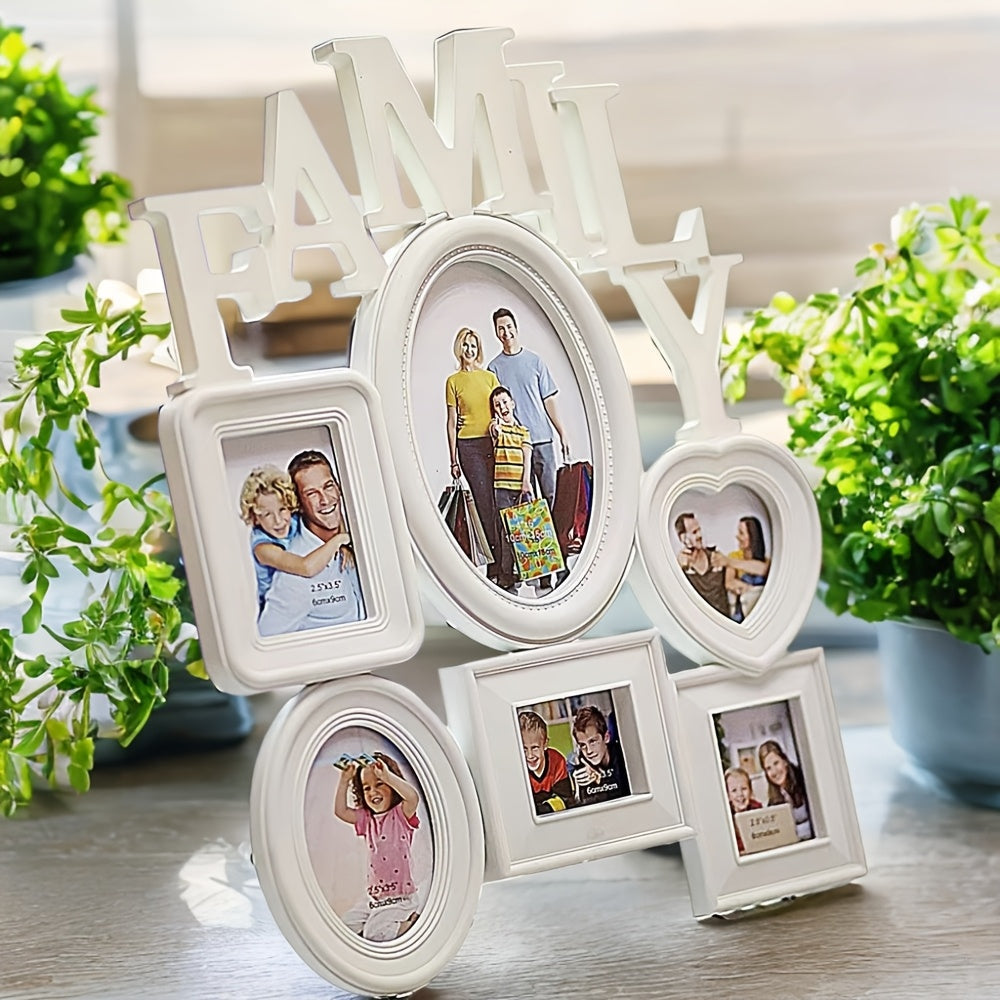 Simple and Stylish Family Photo Frame - Effortless Installation for Displaying Memories and Pictures, Contemporary Decor