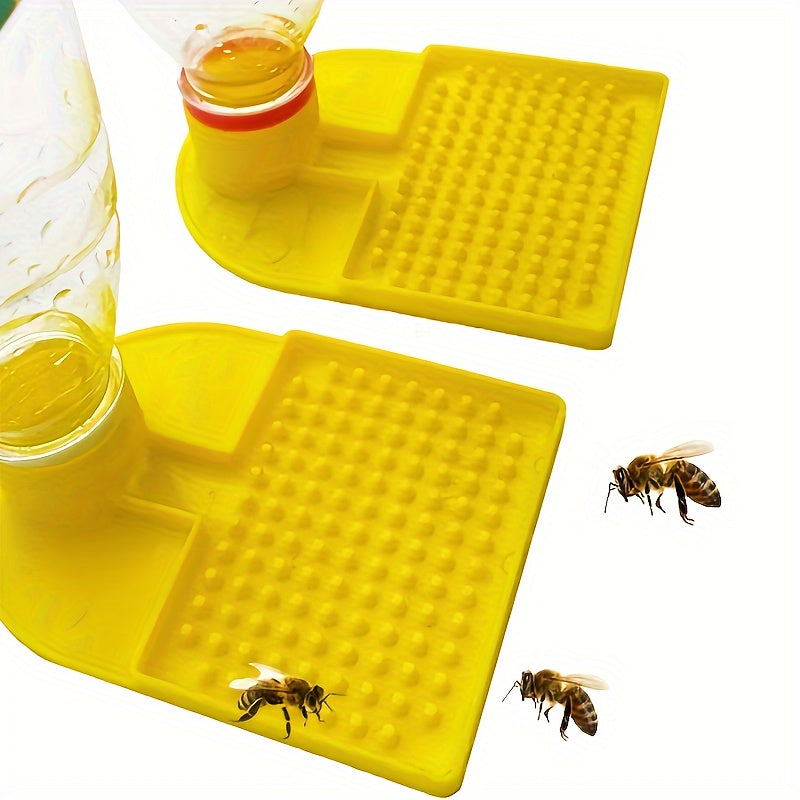 Bee water feeders for 30mm mineral water bottles with wider feeding area prevent drowning.