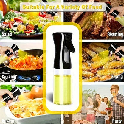 Multipurpose Olive Oil Sprayer perfect for cooking, salads, and BBQ - Sturdy plastic kitchen tool for cooking spray, olive oil, salads, barbecues, and baking.