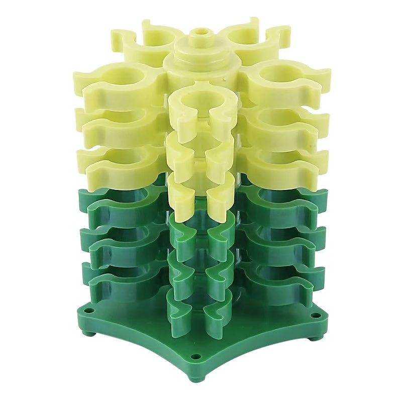 Rotating Silicone Storage Shuttle Core with detachable 6 layers and 30 grid collection clip.