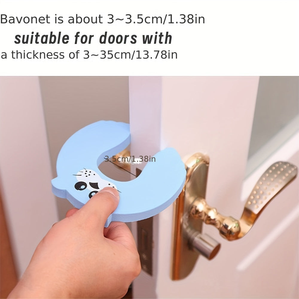 1/2/4-piece Anti-Pinch Door Stopper Set for Child Safety