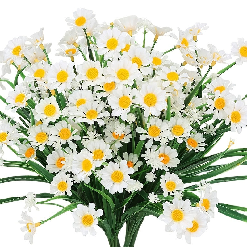 1 piece Daisy Artificial Flower with Anti-UV Non-fading Plastic for Home Decoration Indoors or Outdoors