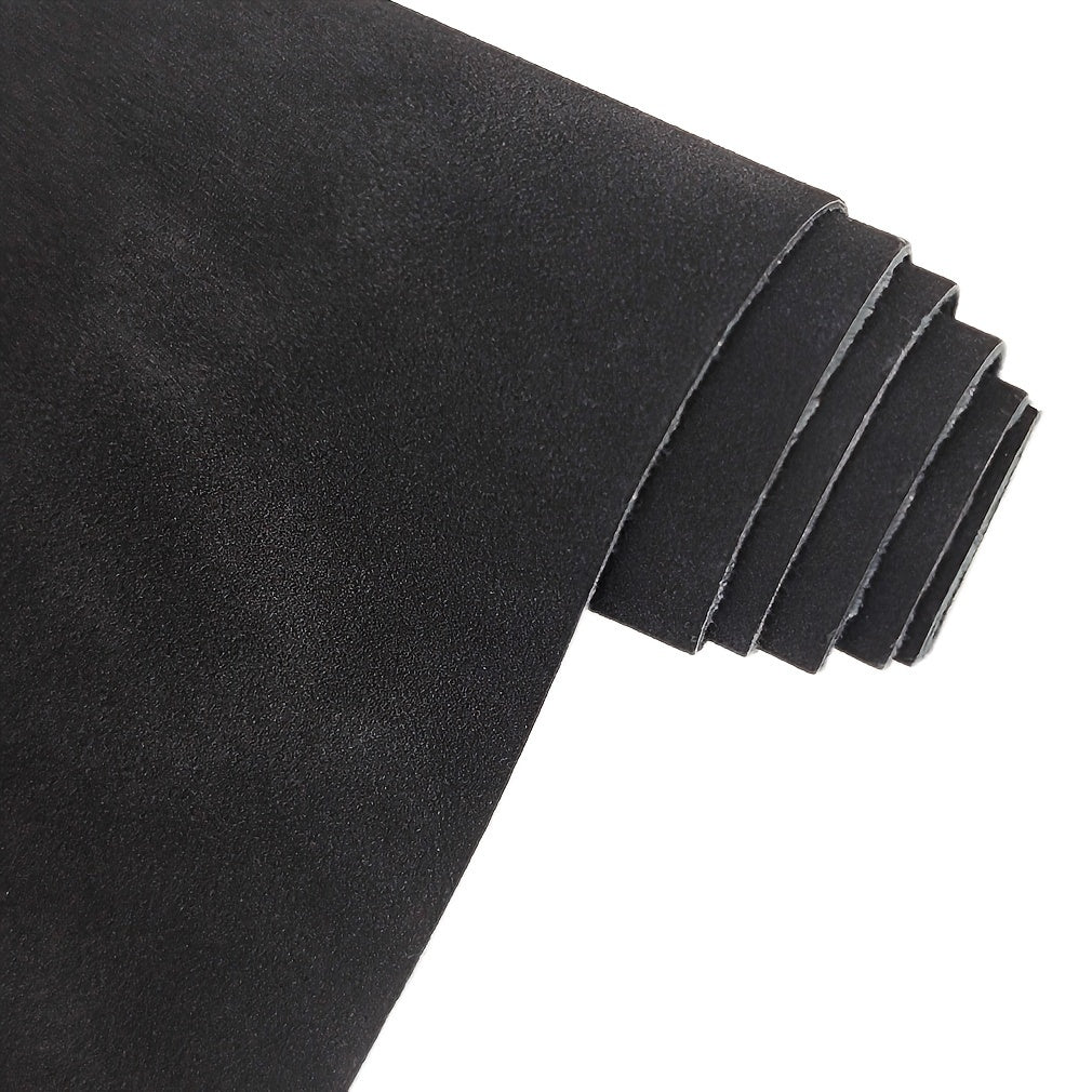 1 piece of soft smooth synthetic suede PU faux leather fabric for DIY wallets and bags.