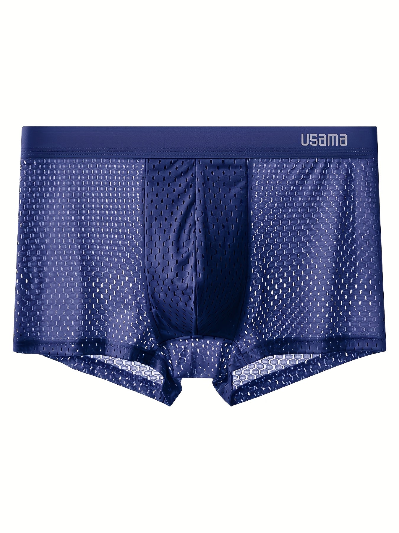 4 ultra-thin boxer briefs for men made of breathable, stretchy nylon for sports and casual wear.