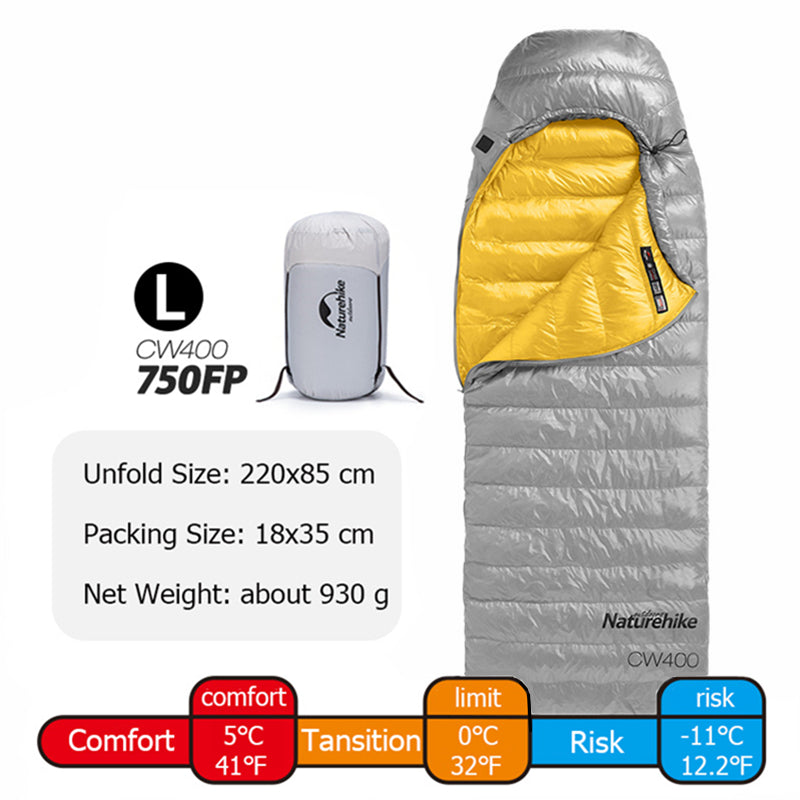 Naturehike Ultra-Light Goose Down Sleeping Bags provide ultimate comfort for winter camping.