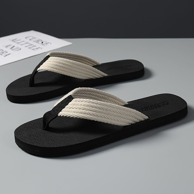 Stylish men's sandals with non-slip sole, perfect for outdoor walks and beach adventures in spring and summer.