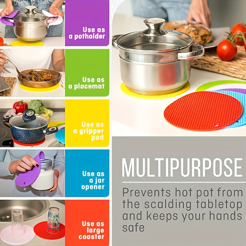 This durable silicone mat is the perfect essential kitchen accessory for Ramadan Mubarak. It is heat resistant and non-slip, with a thick grip pad that can be used for a variety of purposes such as a can opener, placemat, tea pot coaster, spoon holder