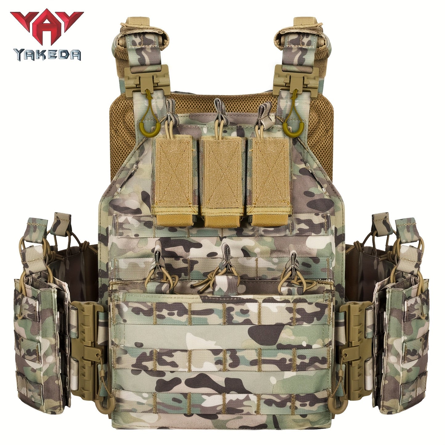 BOMTURN Outdoor Training Vest for Men with Quick Release Molle Design