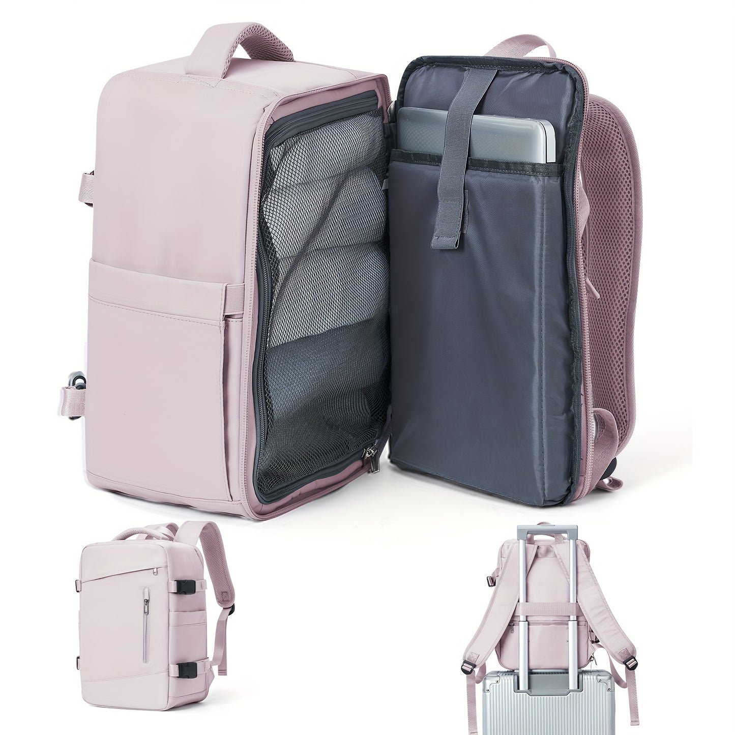 Large capacity backpack suitable for various purposes such as hiking, camping, casual use, travel, and carrying laptops, available for both men and women.