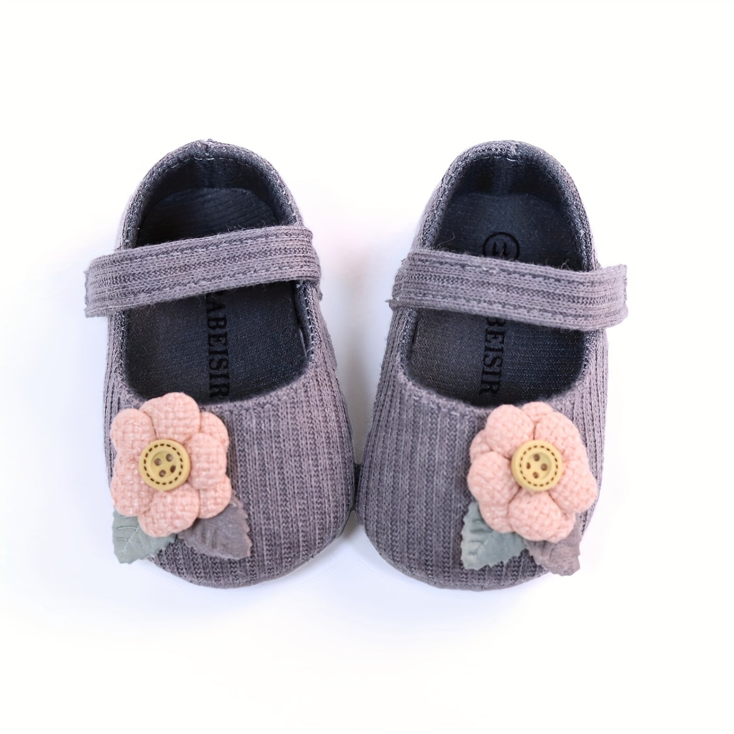 Stylish, comfortable Mary Jane shoes for baby girls, perfect for indoor and outdoor wear in spring and autumn.