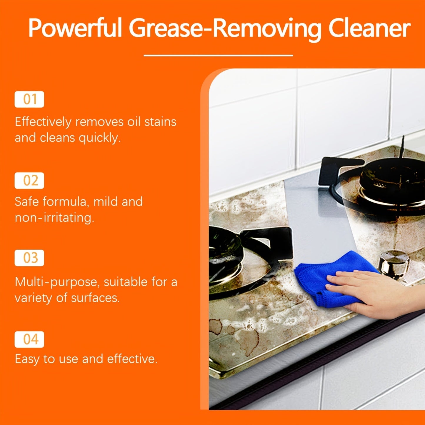 Jakehoe Multi-Purpose Grease Remover Cleaner is a fast-acting solution for removing tough stains and oil residue. Made with sodium bicarbonate, this liquid cleaner is perfect for metal surfaces. With a capacity of less than 1 liter, it leaves surfaces