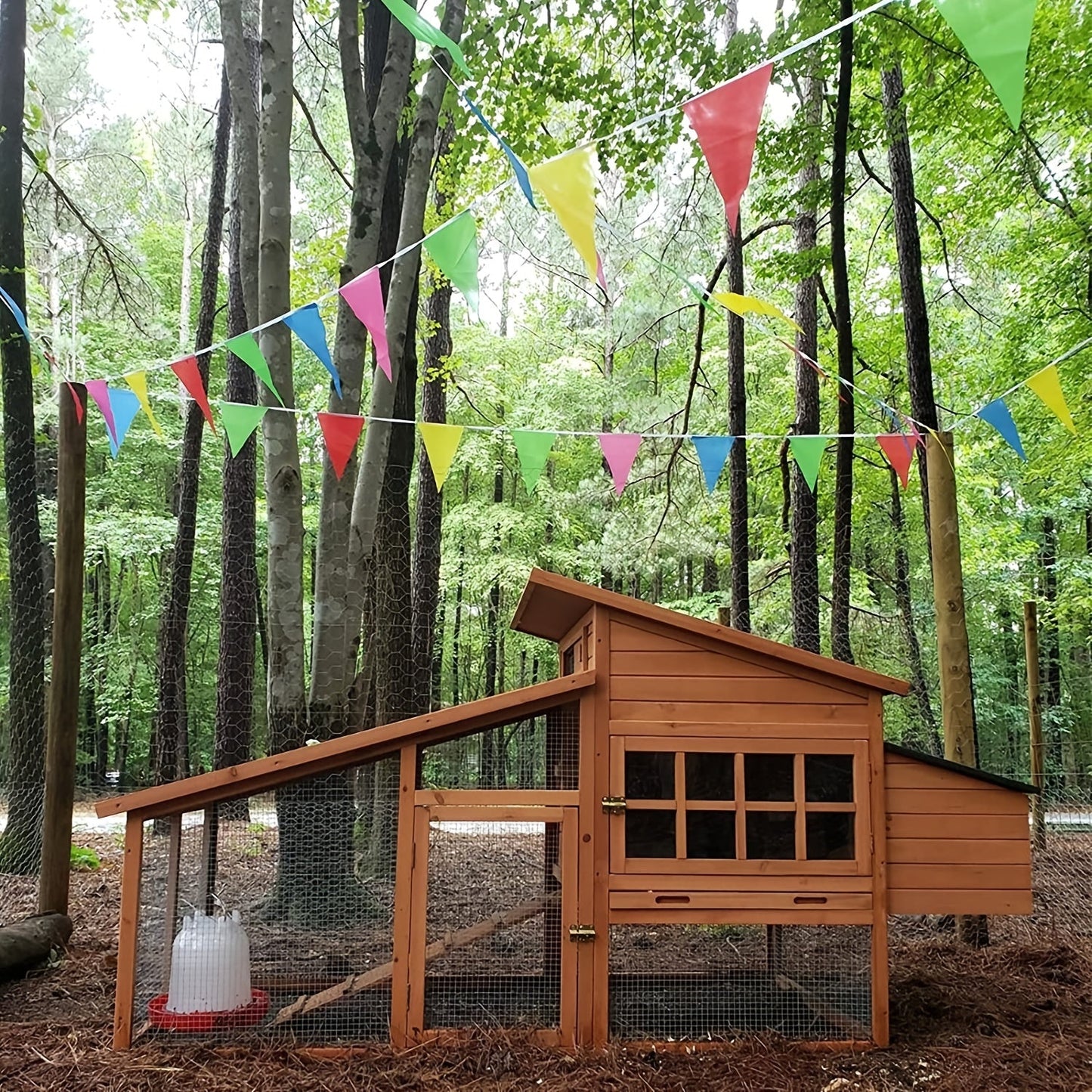 Colorful Flag measuring 260Ft - Ideal for Party Festivities and Store Ornamentation!