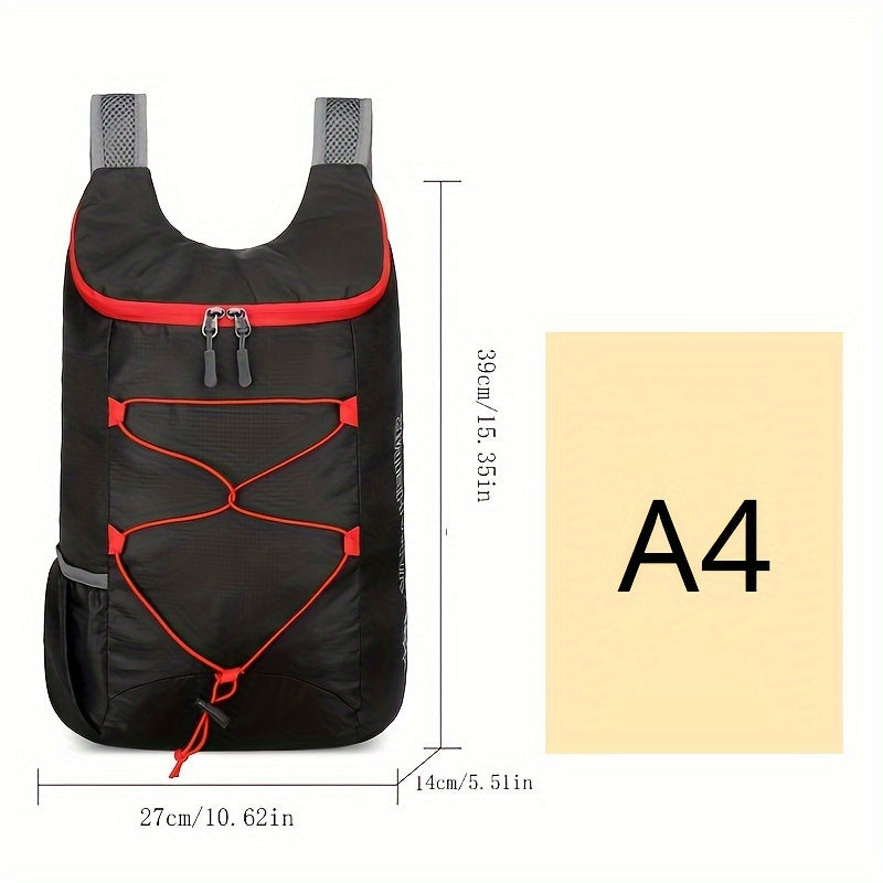 Compact, versatile sports backpack for men, ideal for outdoor activities.