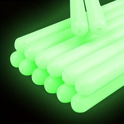 Luminous light up drumsticks for professional drummers and beginners in green.