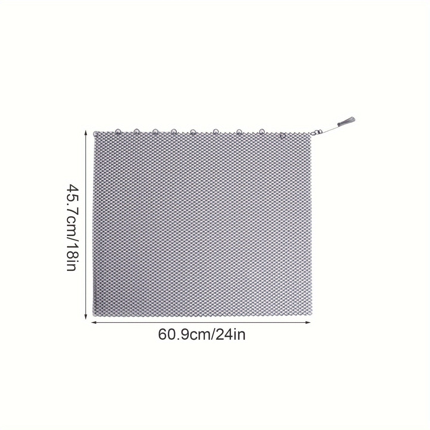 Металлическая сетчатая штора для камина с защитой от искр — элегантный дизайн, устойчивый к ржавчине, декоративный акцент для дома, доступно 5 размеров.