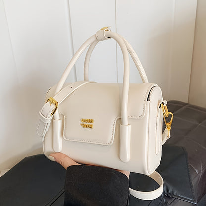 Niche Design Retro Small Square Bag, Casual and Versatile Handbag with Foreign-Style Shoulder Strap, Elegant and Fashionable for Work, Commuting, Shopping, and Dating.