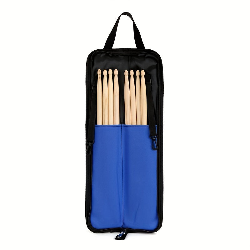 1pc Waterproof Portable Drum Stick Bag for 4 pairs of drumsticks.