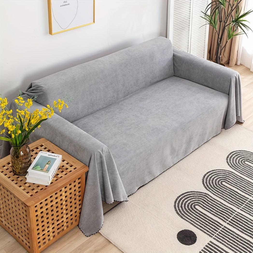 Anti-slip sofa towel for all seasons, protects against pet urine and dirt, perfect for home decor.