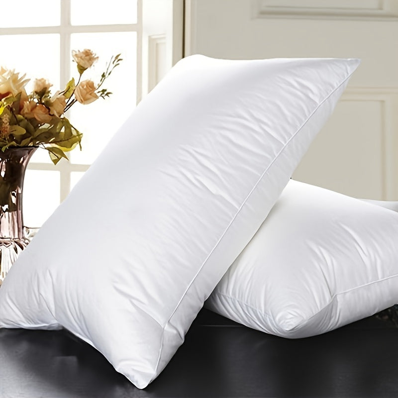 Feather down pillow for hotels, inns, and homes - stays fluffy and full with beating.