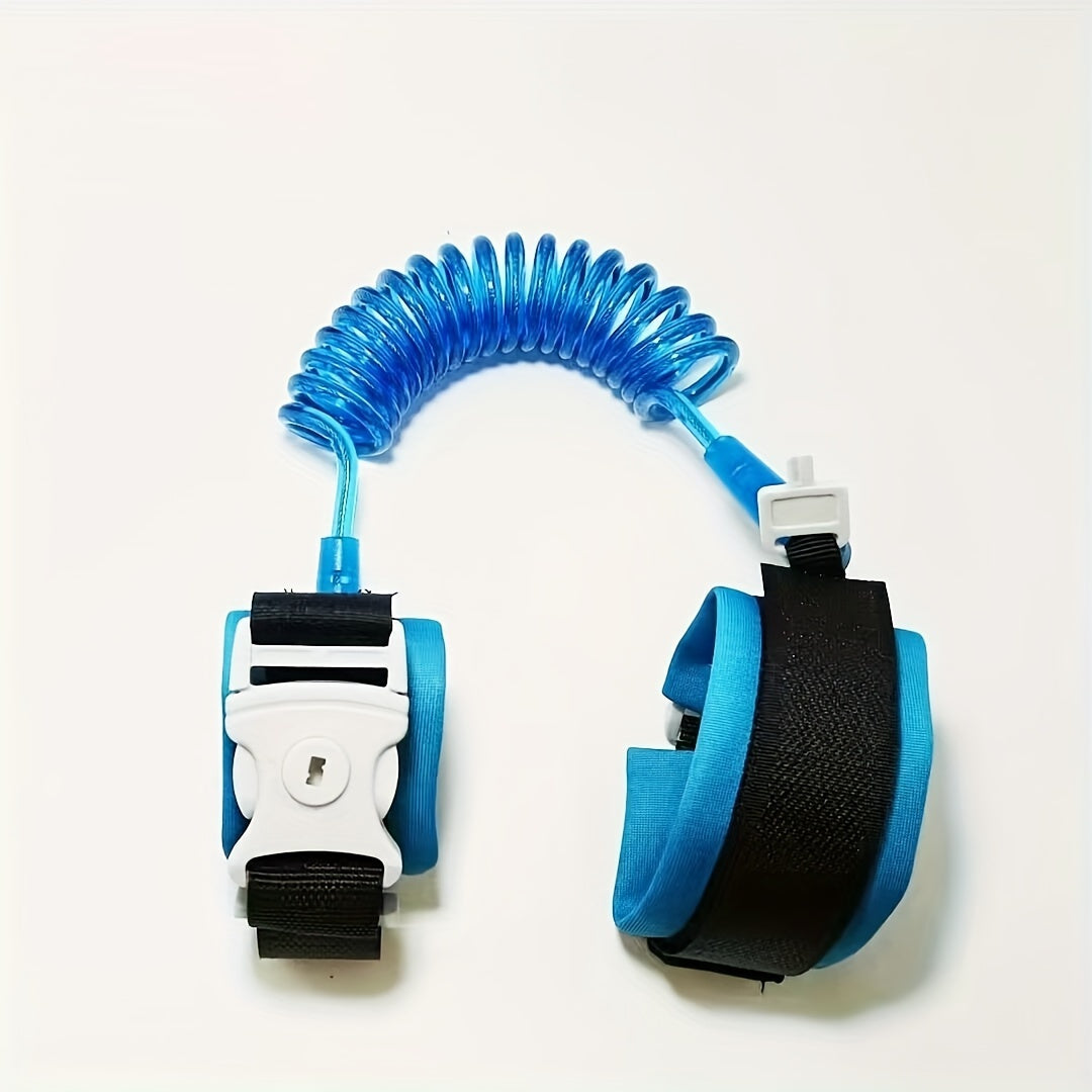 Adjustable Wrist Link for Secure and Comfortable Safety Harness with Lock in Pink or Blue Color