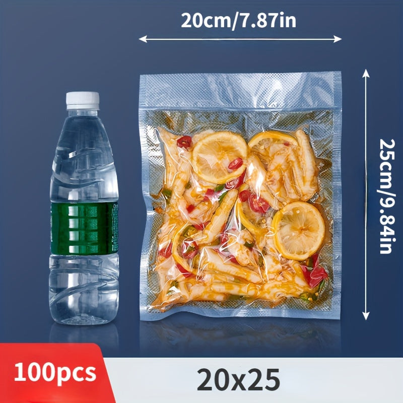 Comfort-Evac vacuum-sealing bags are your go-to solution for storing and preserving food. These textured plastic bags are designed for compressed storage and feature a mesh pattern for added freshness. Keep your household items organized and fresh with