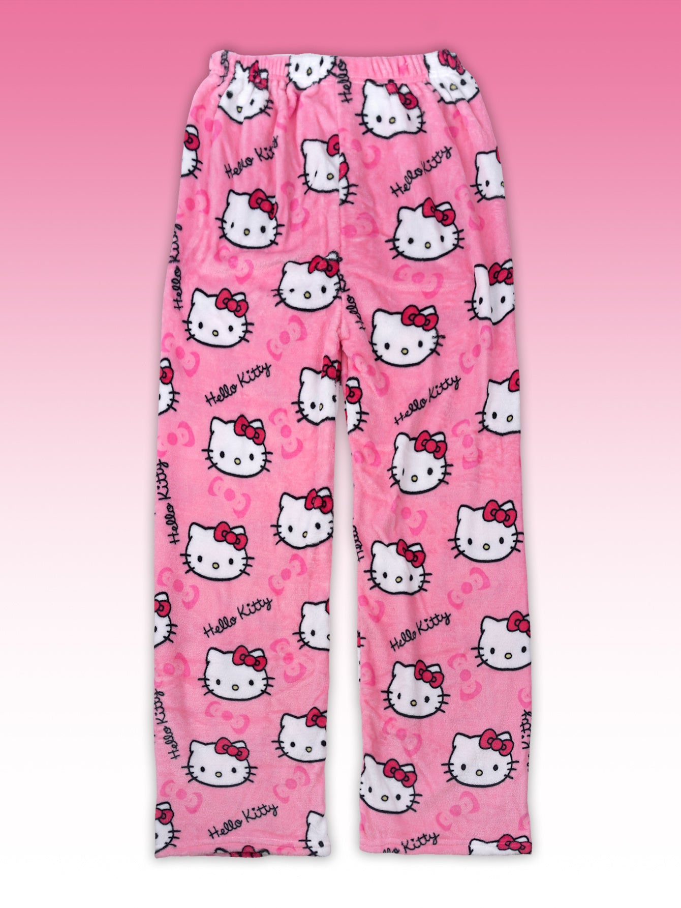 New men's flannel pajama pants for autumn and winter, featuring a cute KT print. Keep warm and stylish while at home.