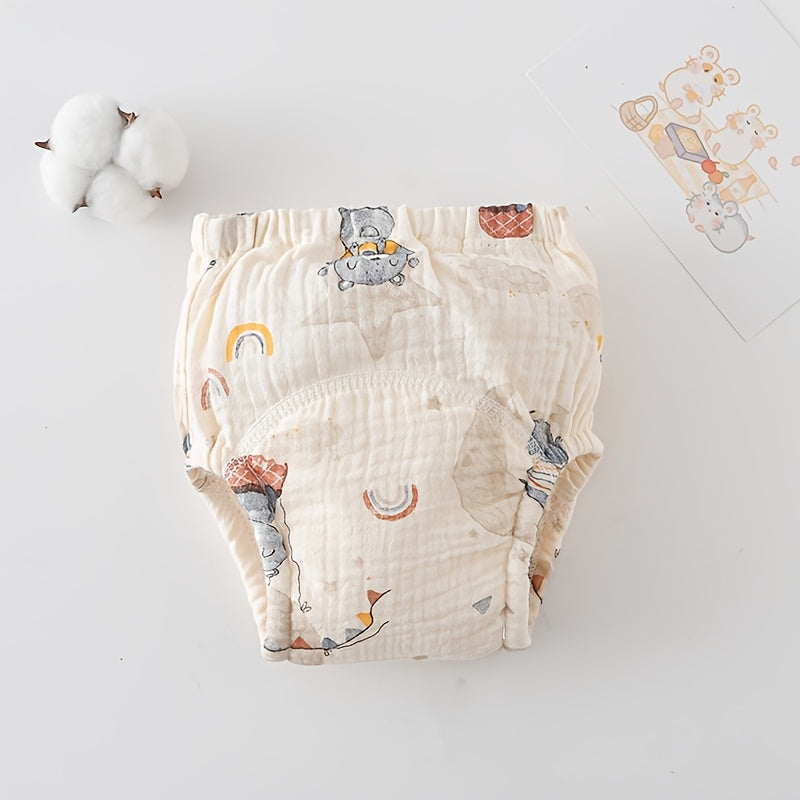 Cosmic Bear Diaper Pants - Cute, Waterproof Training Underwear for Kids, Breathable & White