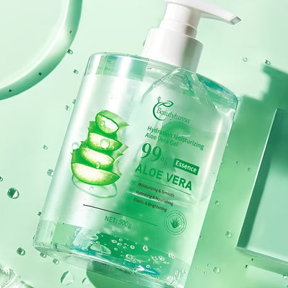 Moisturizing Aloe Vera Gel protects and refreshes the skin after sun exposure, prevents dryness and roughness, and is non-greasy. Suitable for both men and women, it is easy to use.