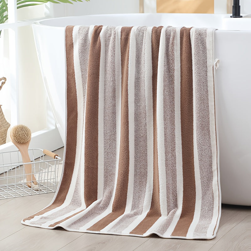 1/2 pack of 68.58 x 137.16 cm microfiber bath towel set. Ultra soft, highly absorbent, lightweight, and quick drying. Perfect for body, sport, yoga, spa, and fitness.