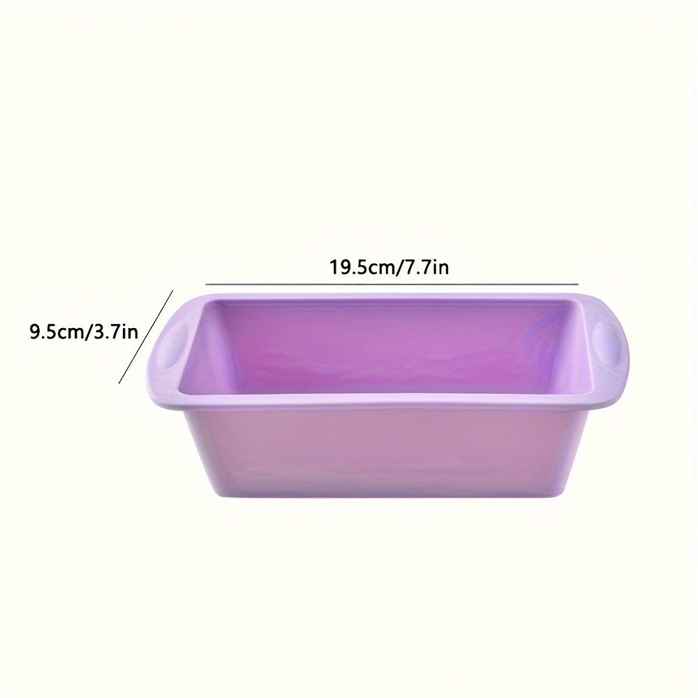 Silicone Loaf Pan Set - Includes 2 Non-Stick Easy Release Rectangle Cake Pans for Baking Bread. Flexible and BPA Free, these Silicone Molds are perfect for making Toast, Brownies, and Cakes.