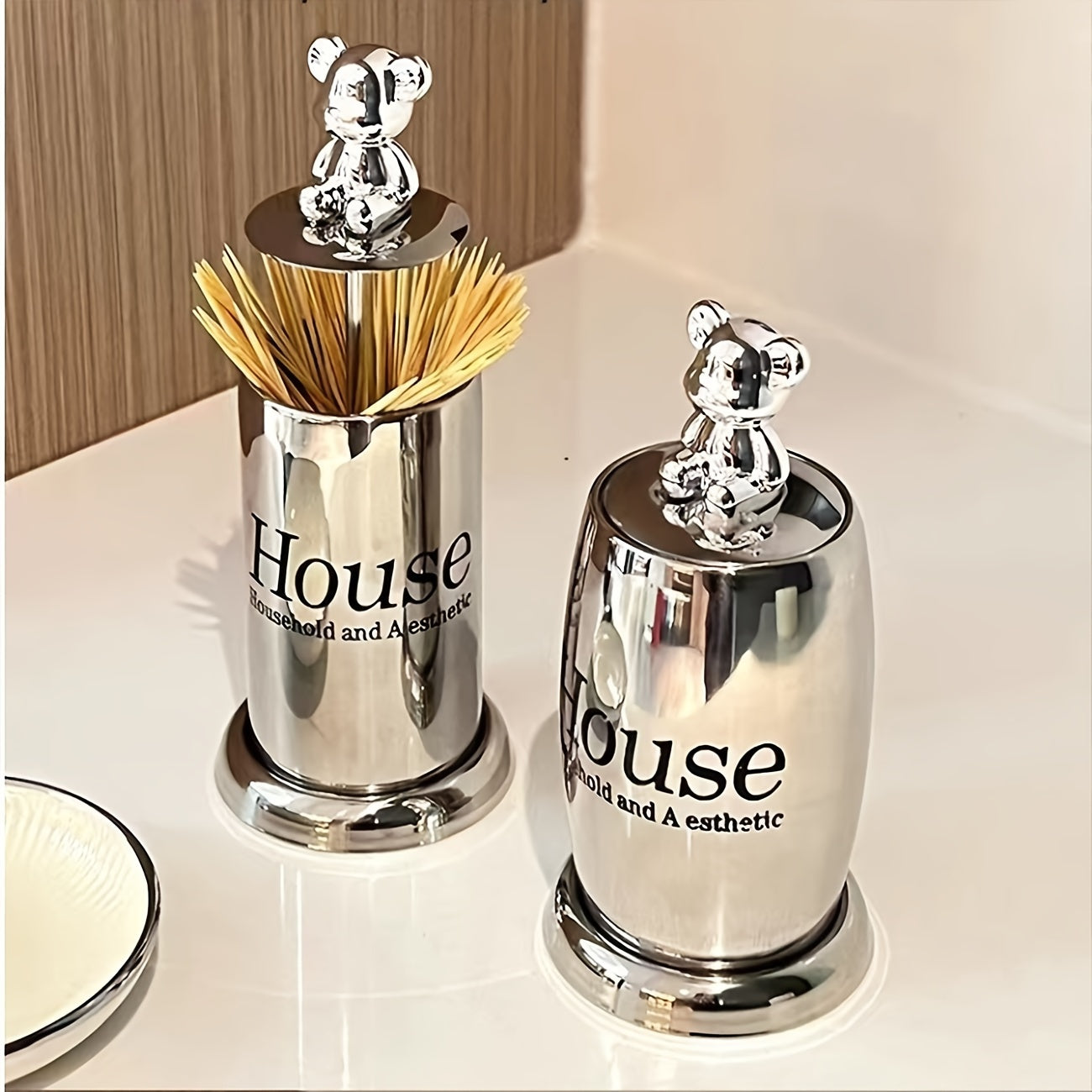 Light Luxury Toothpick Holder, Elegant and Stylish - Perfect for Hotels, KTVs, and Home Use