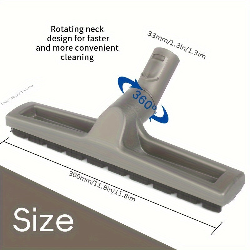 Вращающаяся насадка для быстрой очистки с вакуумным присосом для пылесосов V6, DC62, DC59, V8, V7, V10, V11 - 1 шт. Пластиковая щетка для пола