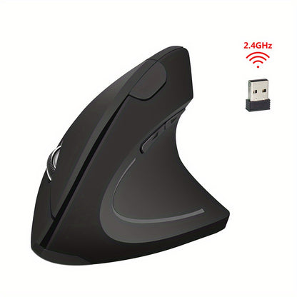 - Wireless Vertical Gaming Mouse with 6 Buttons, USB-Powered