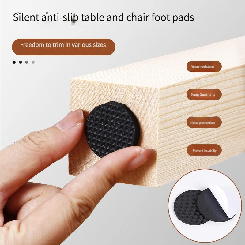 Protect your hardwood floors with our self-adhesive furniture pads! Our cuttable felt chair cushions are scratch-resistant and perfect for covering chair legs to prevent damage.