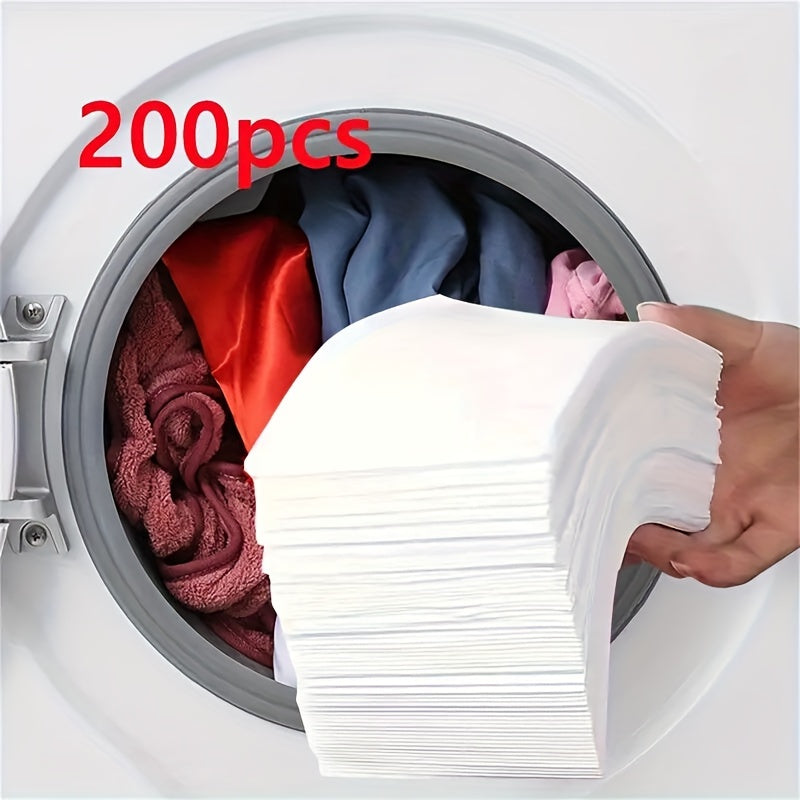 YDICOC 100-Pack Laundry Sheets, Color Grabber & Dye Trapping, Machine Wash Safe, Phosphorus-Free, Gentle on Hands, Prevents Color Bleeding for All Washers.