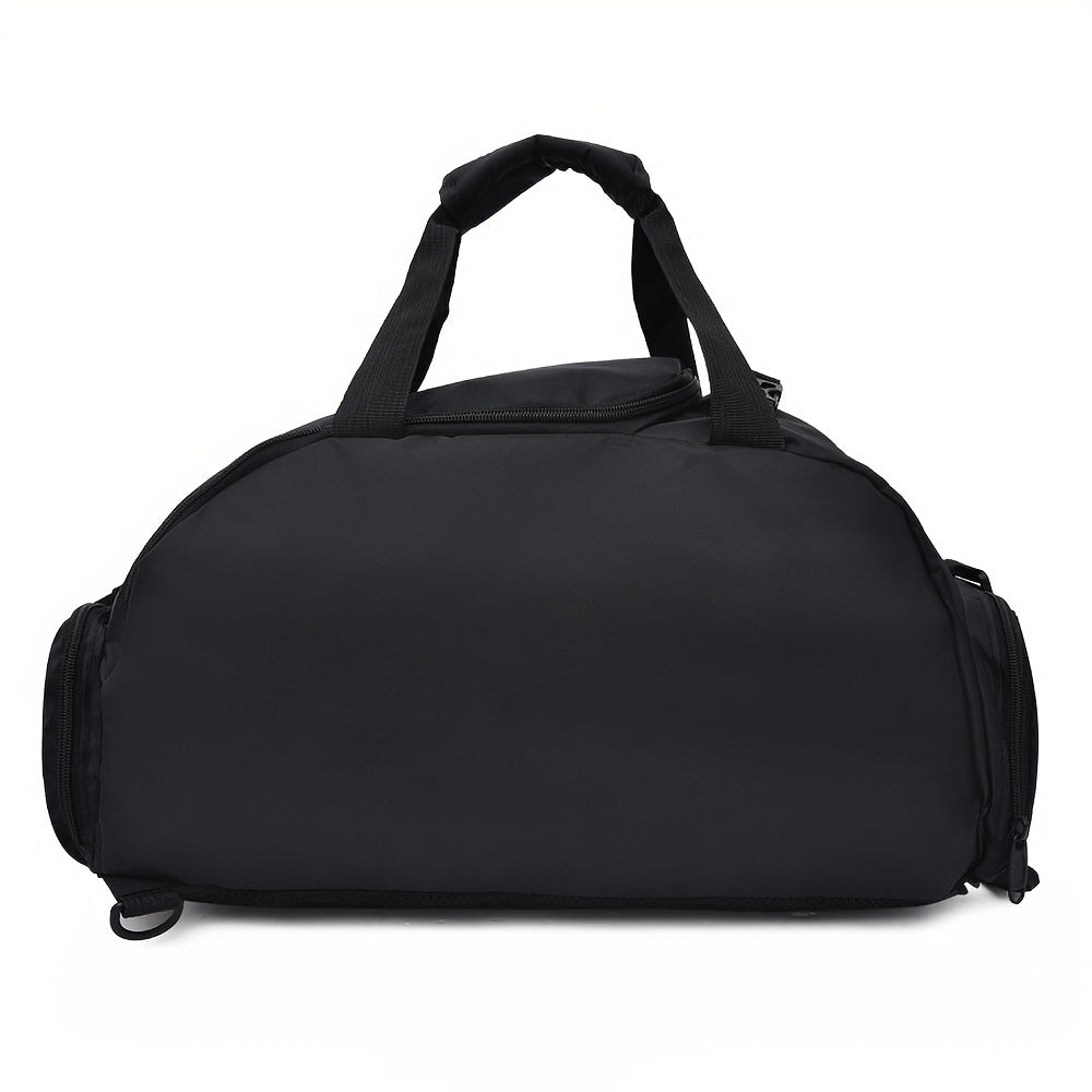 Lightweight gym bag for both men and women, ideal for yoga, fitness, and outdoor activities. Made of nylon, available in red, blue, and black. Perfect for gym and sports enthusiasts.