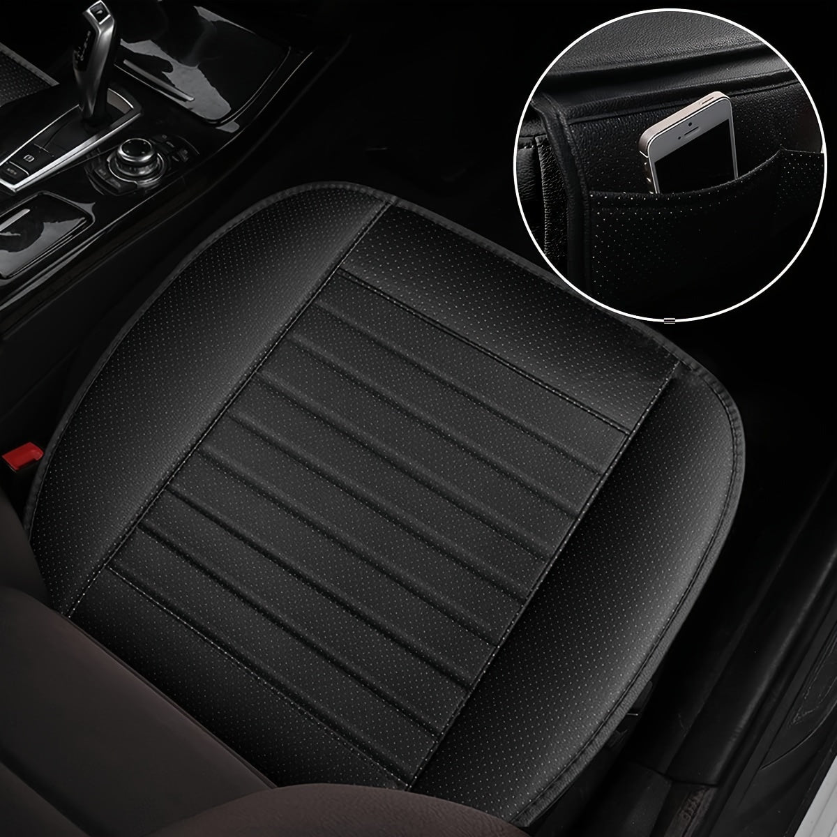 Top Pick: Faux Leather Car Seat Cushion Protector for Breathability and Anti-Slip Safety