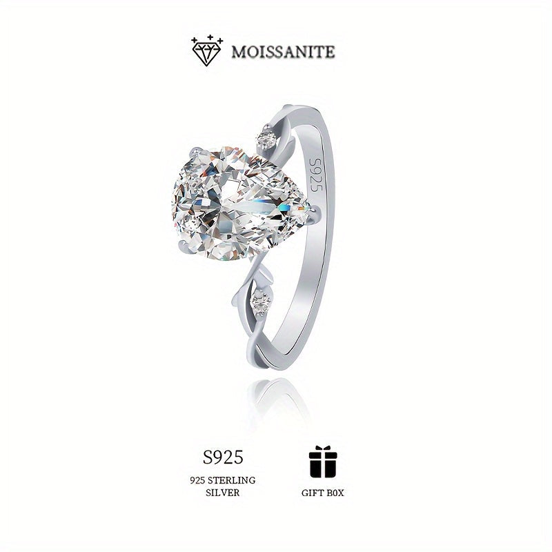 Pear-Shaped Moissanite Engagement Ring Set in Vintage Boho Style, 925 Sterling Silver Plated, Stackable Wedding Bands for Women, 2-3 Carat, Elegant Fashion, Comes Gift-Ready with Box.