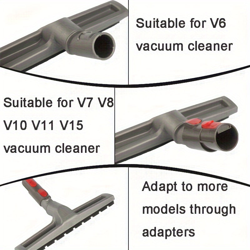 Вращающаяся насадка для быстрой очистки с вакуумным присосом для пылесосов V6, DC62, DC59, V8, V7, V10, V11 - 1 шт. Пластиковая щетка для пола