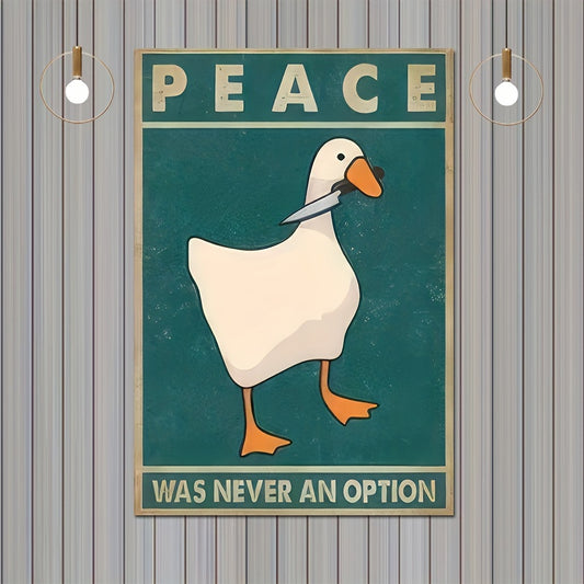 Funny Goose Retro Prints, Unframed Home Decor for Modern Living Room