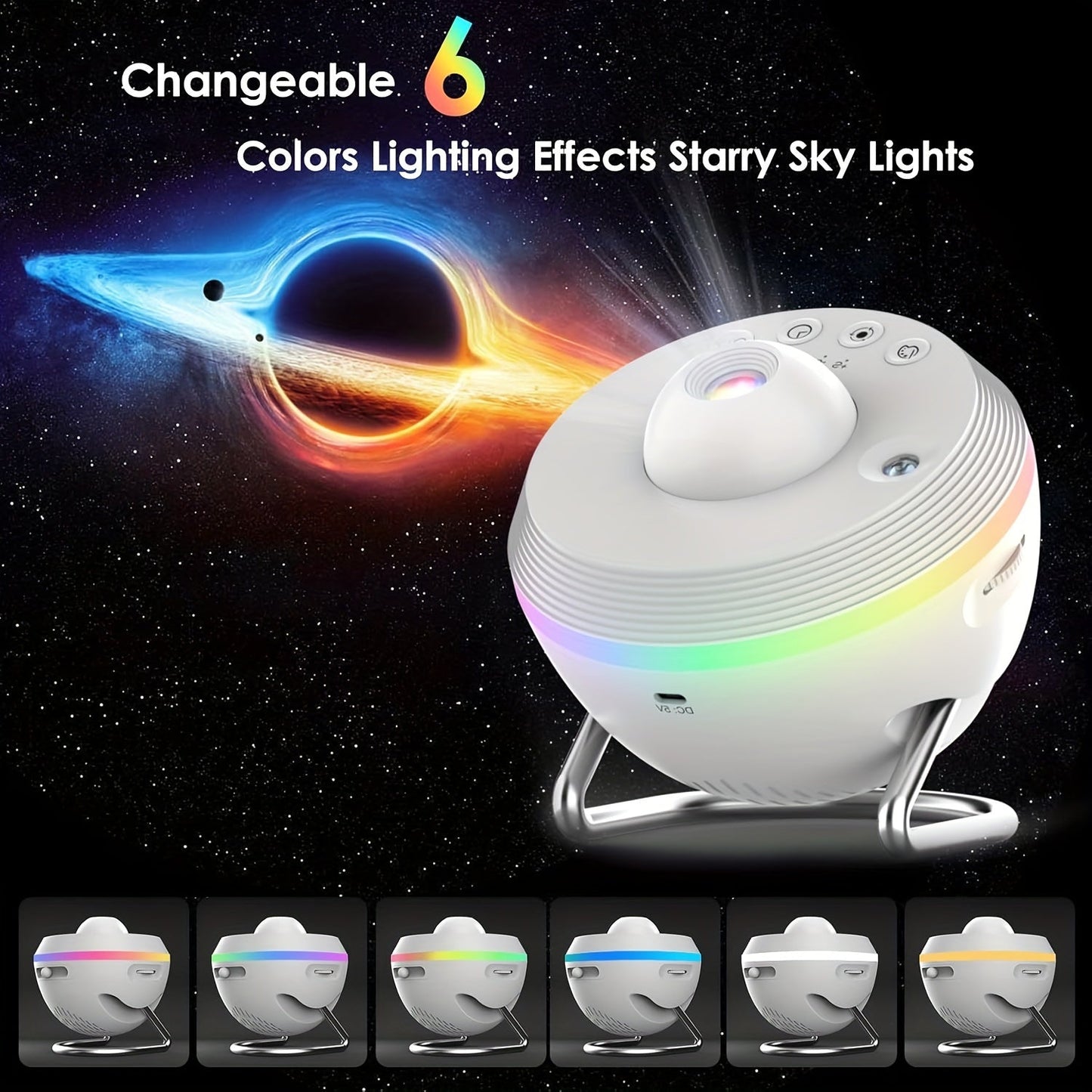 Get the Galaxy Projector with 13 Film Discs, Star Projector Planetarium Night Light Lamp Ceiling Space Starry Sky Projector with Light Strip Meteor and transform any bedroom into a cosmic wonderland. Perfect for a unique and magical gift idea for