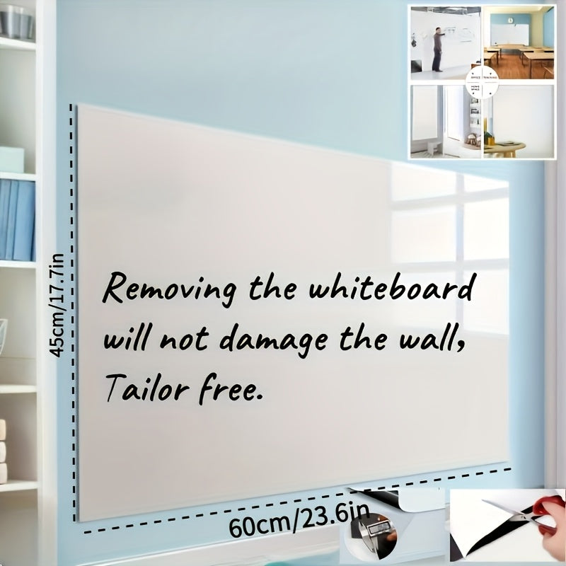 Contemporary magnetic whiteboard with movable graffiti wall, ideal for teaching, training, office and home use.