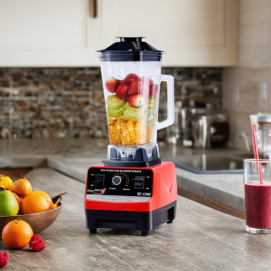 One-piece, High-Powered Blender Ideal for Home Use, Great for Creating Smoothies, Milk Tea, Juice, Shaved Ice, Fruit Juices, Soy Milk, and Crushing Ice, Essential Kitchen Appliance