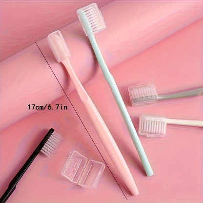 Manual Toothbrushes, Soft Bristle, Classic Fashion Frosted