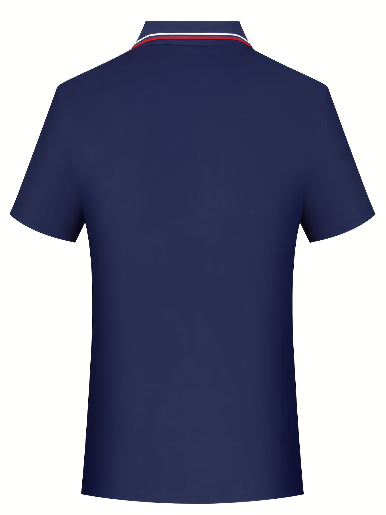 Polo shirt with contrasting collar for men