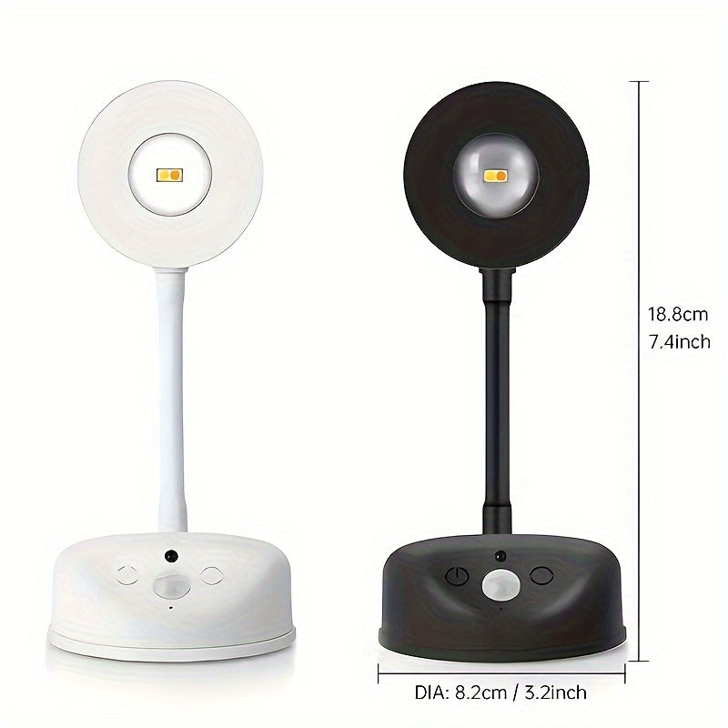 Rechargeable motion sensor LED wall lamp with remote control. Adjustable light. Easy installation, suitable for stairs, corridors, living room, and bedroom.