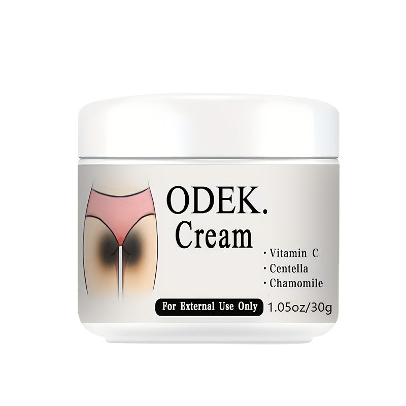 Women's body cream with Vitamin C, niacinamide, and Centella Asiatica for intimate areas and skin.