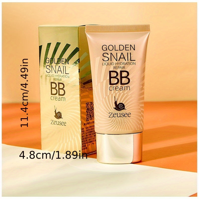 Golden Snail Liquid Hydration Repair BB Cream - Moisturizing Primer under 1 Fl Oz, Multi-Tone Coverage Cream.