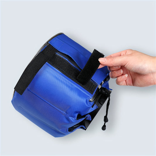 Blue Cooling Ice Bag for Stand Mixer - Made of Polyester, PVC, and Gel - Accessory for Small Kitchen Appliances