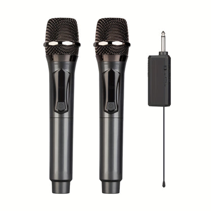 Bomaite Wireless Microphone, Handheld Dynamic System with Rechargeable Receiver for Events